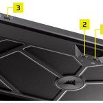 TECLADO MECANICO GAMER CORSAIR GALLEON 100 SD
