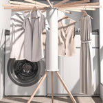 Tendedero Ropa Madera Bambú Importado